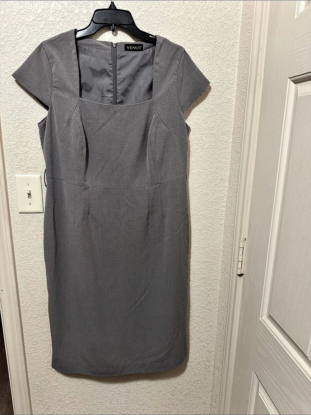 VENUS Gray Midi Dress Like New